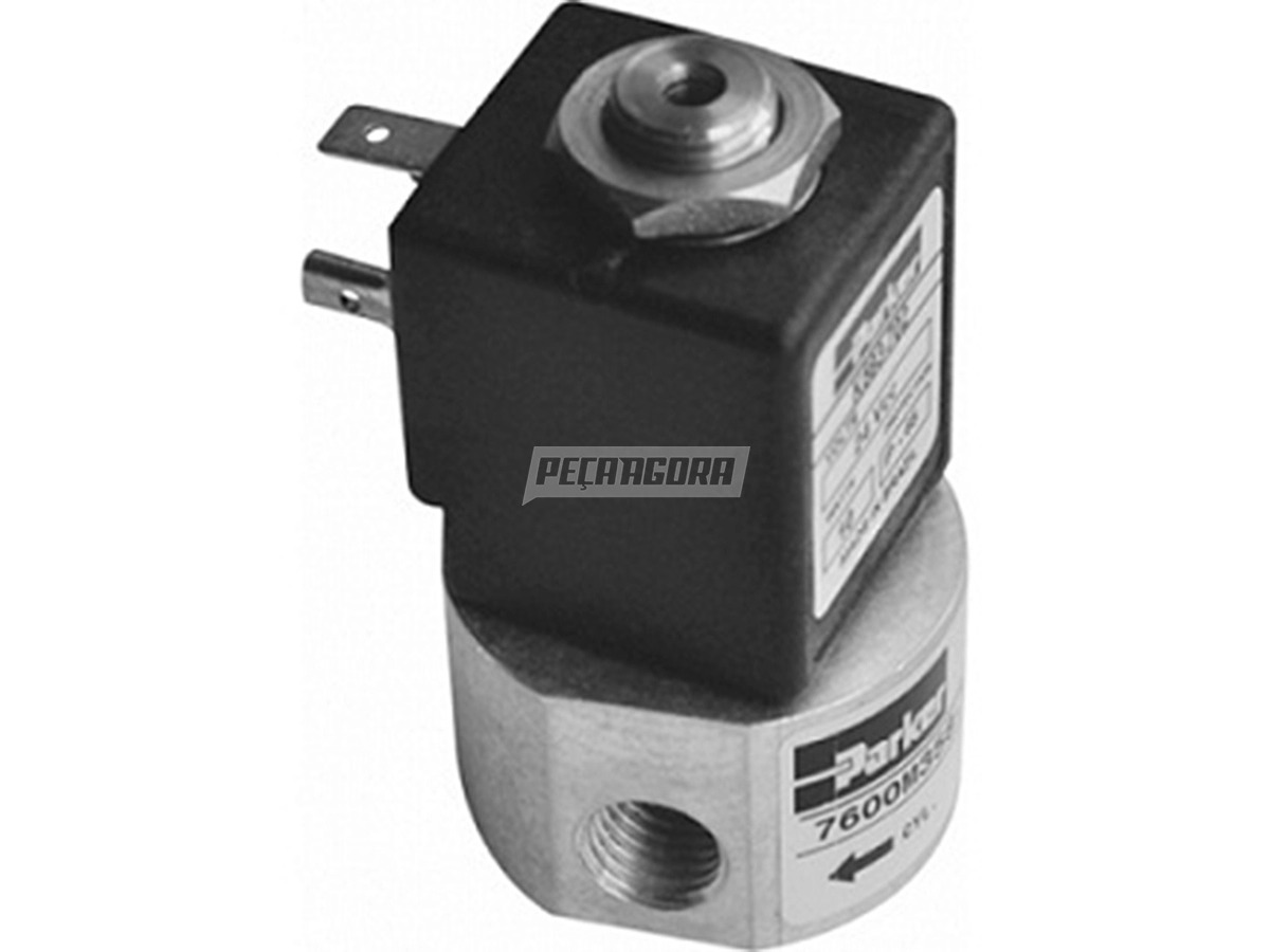 VALVULA SOLENOIDE FREIO MOTOR 3/2 12V MB O400 1932 1935 1929 1938 O370 O371 O374