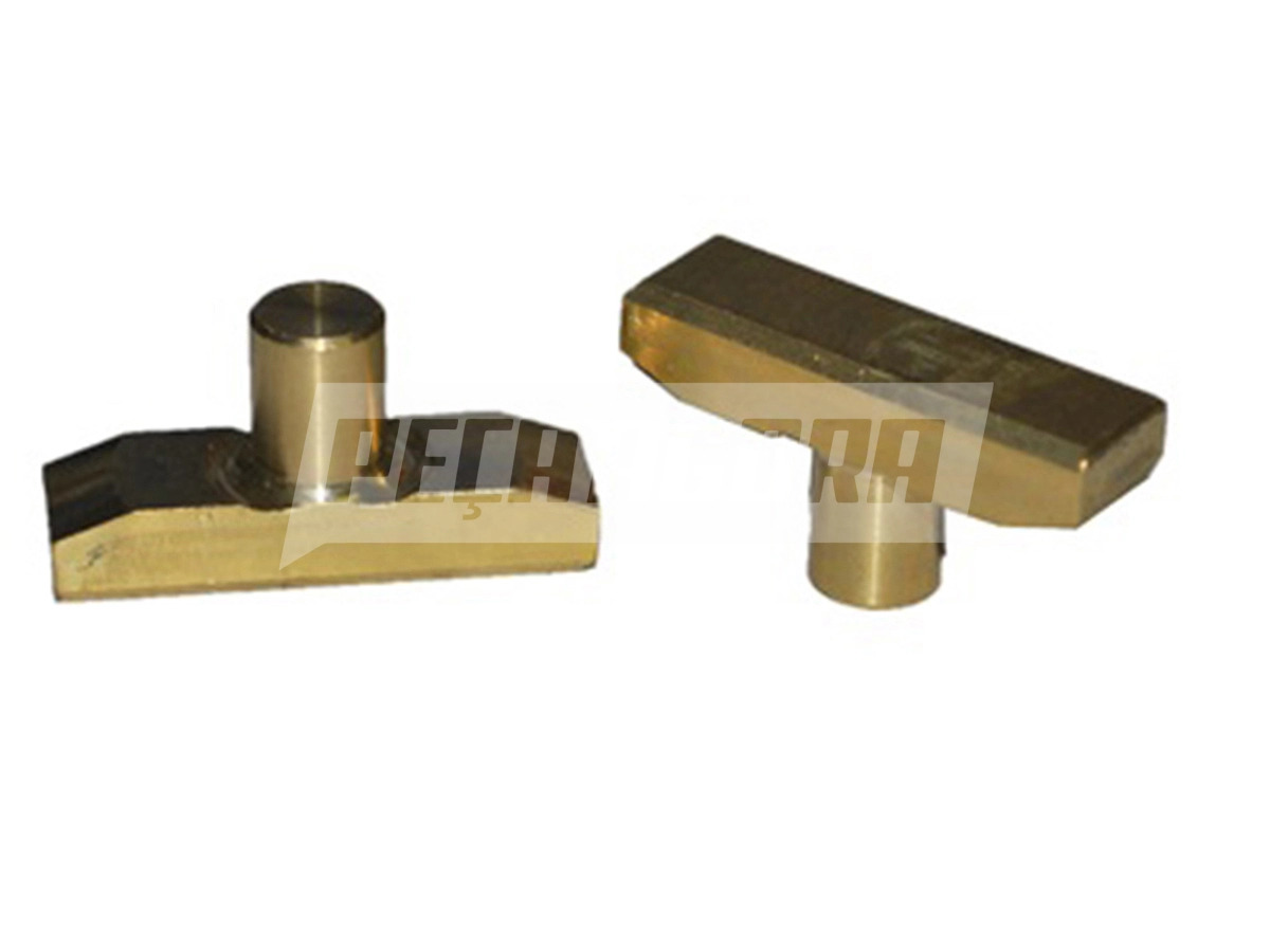 PASTILHA DESLIZANTE GARFO CÂMBIO S5.680 S6.680 02 PECAS MB 1935 1938 (000268144