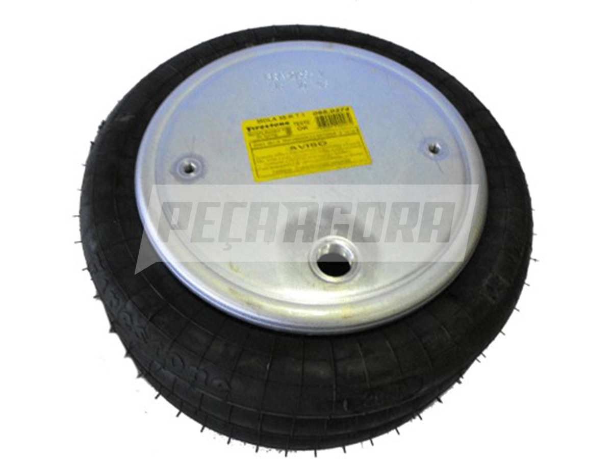 MOLA PNEUMATICA 38R ALT MAX 395MM ALT MIN 107MM DIÂMETRO MAXIMO 330MM FIXACAO 2