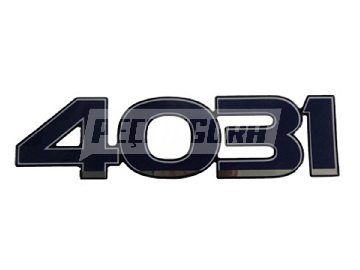EMBLEMA COLANTE FRONTAL 4031 FORD CARGO 4031 DE 98/00 (98HU16605HA)