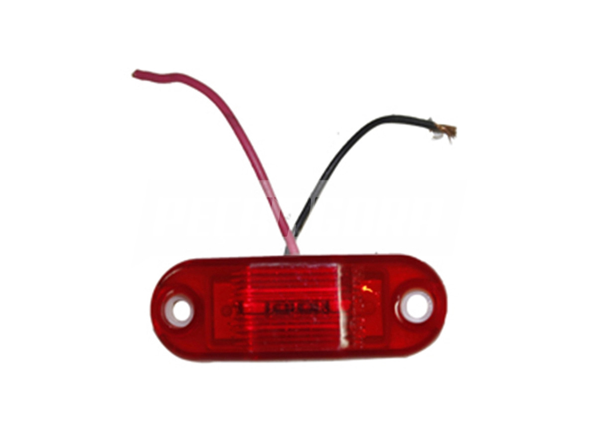 LANTERNA DELIMITADORA VERMELHA LED BIVOLT SEM TERMINAL COM CABO (040460)