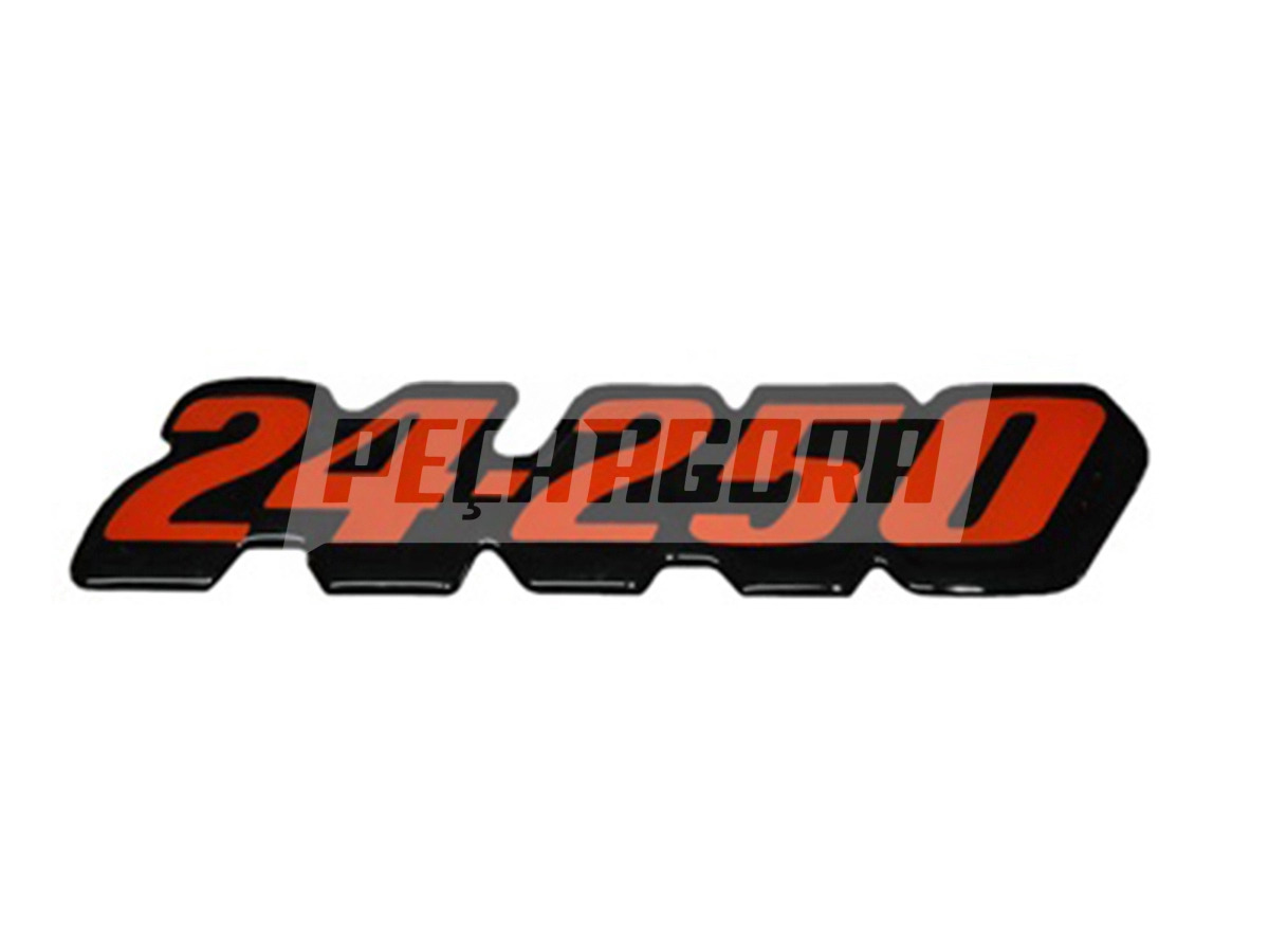 EMBLEMA LATERAL LARANJA 24250 VW 24250 (TAU853687C-PTO2167U)