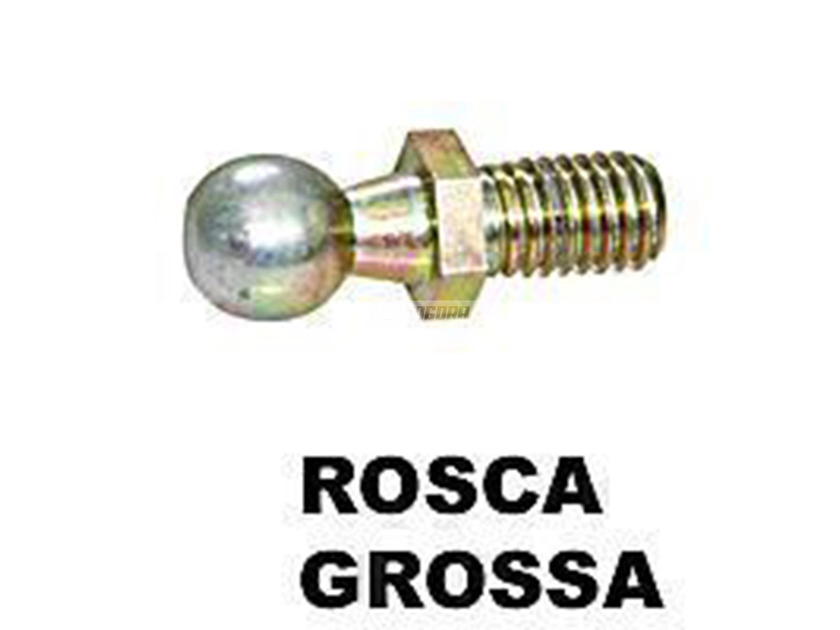 PINO ESFERICO ROSCADO TERMINAL EMBREAGEM M14X2,0 B19 MB L1519 L1520 1932 2219 O3
