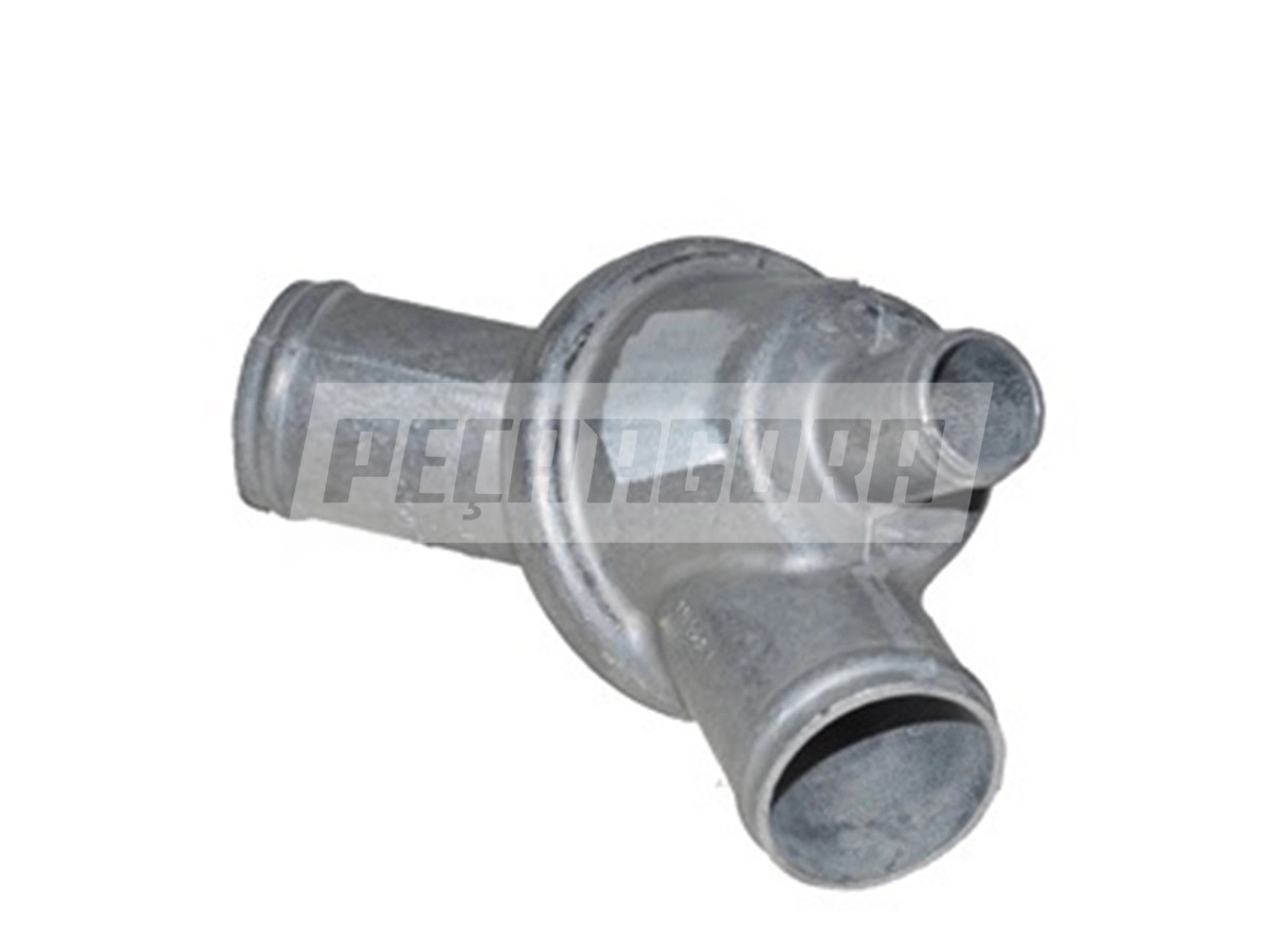 VALVULA TERMOSTATICA CURVA MOTOR MWM 229 FORD F1000 F2000 F4000 COM MOTOR MWM 22