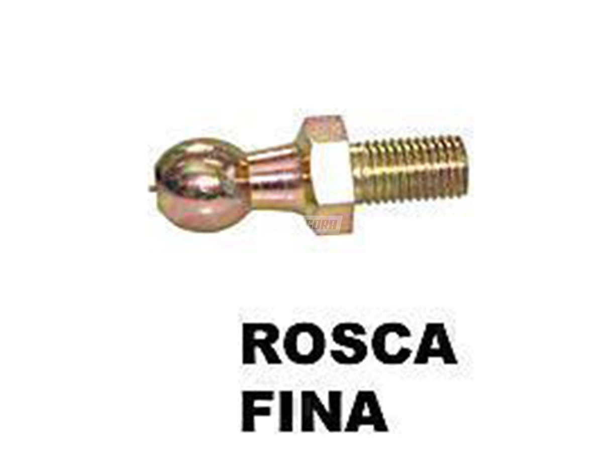 PINO ROSCADO ESFERICO TERMINAL B19 EMBREAGEM M14X1,50MM MB 1519 1524 1932 2219 O