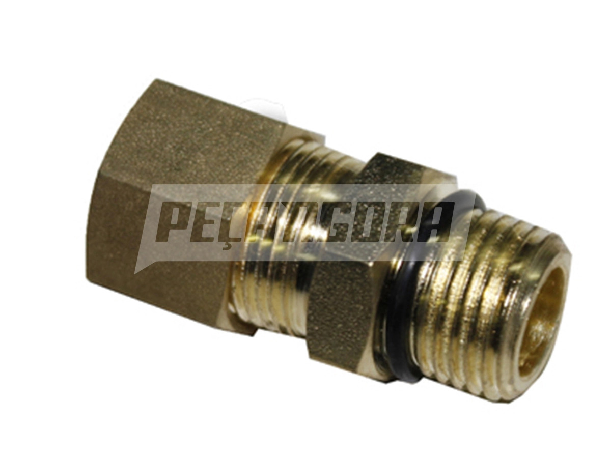 CONECTOR M16X1,5 X 1/2 TUBO COM PORCA E ANILHA DIVERSOS (1076)