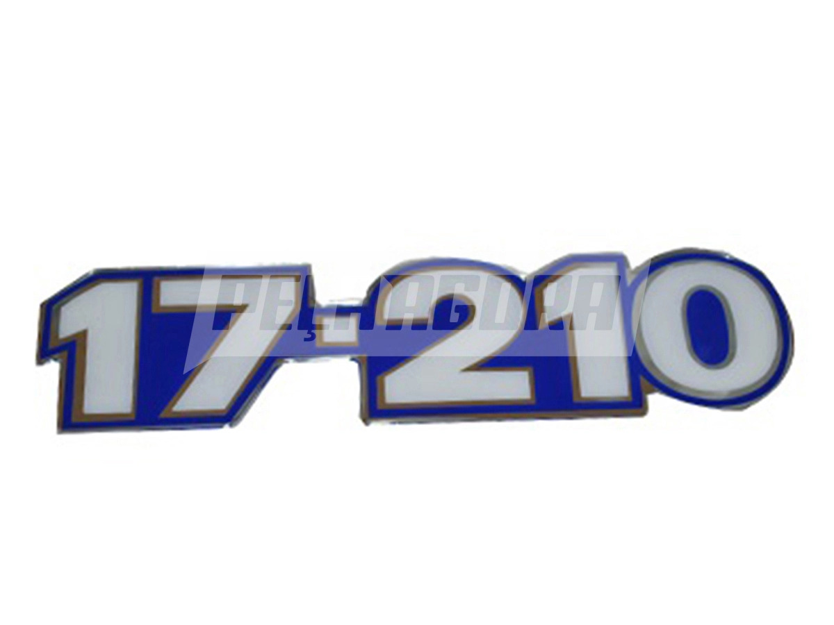 EMBLEMA COLANTE LATERAL 17210 SERIE AZUL VW 17210 (2VR853687A)