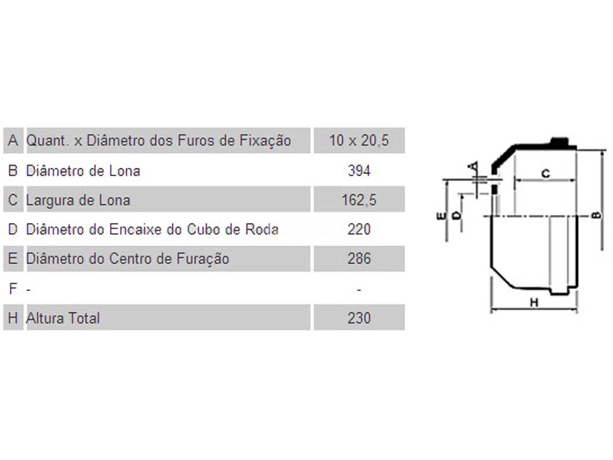 TAMBOR FREIO DIANTEIRO TRASEIRO VW 13130 14140 FREIO A AR RODA DISCO (T13607617A