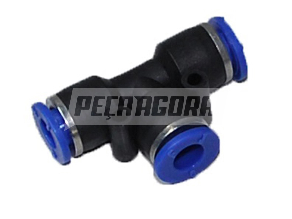 CONEXAO TEE UNIAO 06MM NYLON . (VA27173)