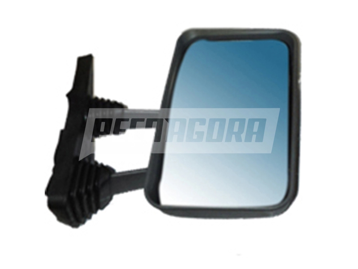 ESPELHO RETROVISOR BRACO CURTO MANUAL LD DIREITO PARA IVECO DAILY 265X160MM (939
