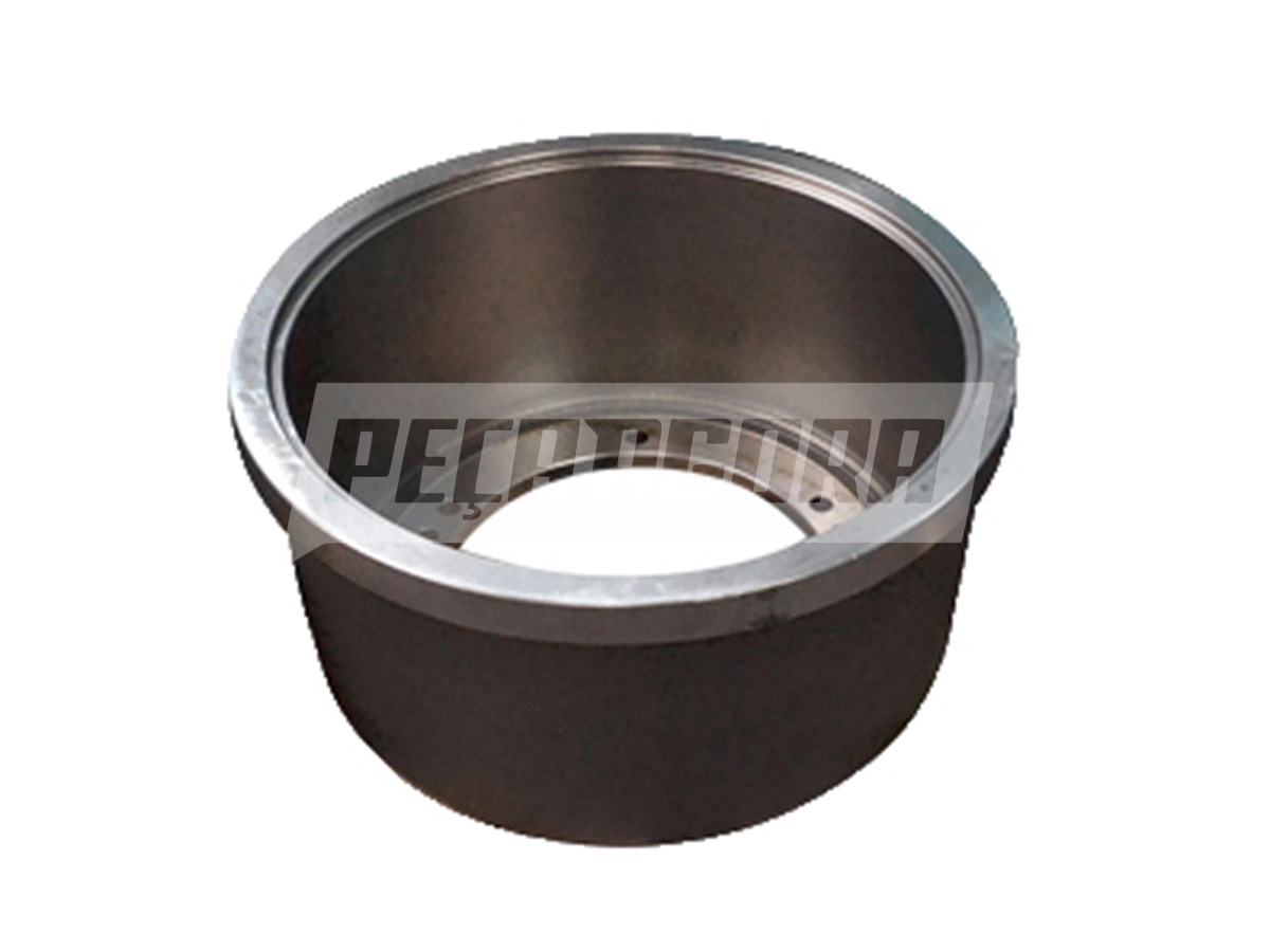 TAMBOR FREIO RANDON MULTIFURO 6 E 5 FUROS LONA 8'' RODA RAIADA FREIO MASTER DIÂ