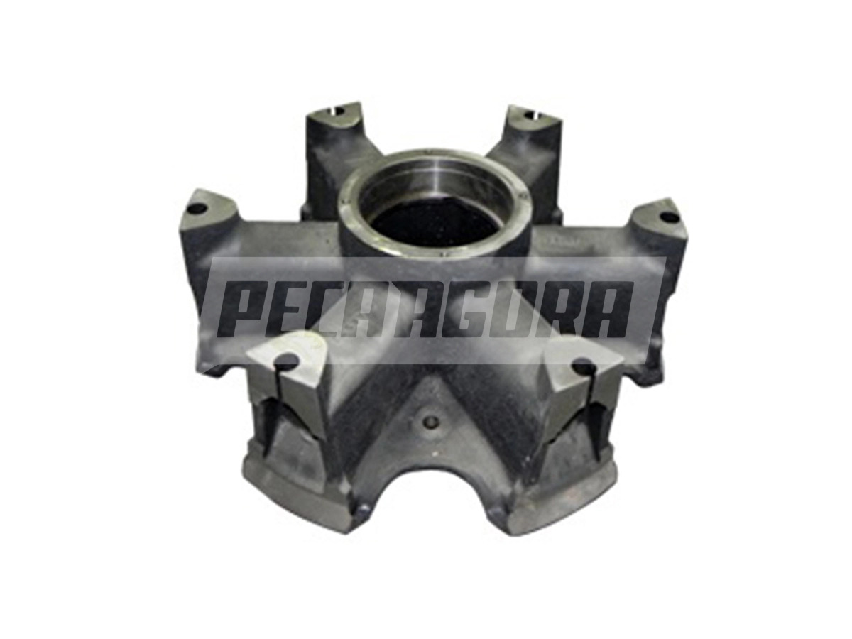 CUBO RAIADO ARO 22 IDEROL MODERNO ROLAMENTOS IGUAIS 32218 6 RAIOS FURO 17MM ALTU