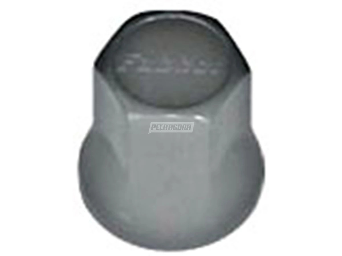 TAMPA PORCA RODA 33MM ALTA CINZA MB TODAS PORCAS DE RODA 33MM (C206P)