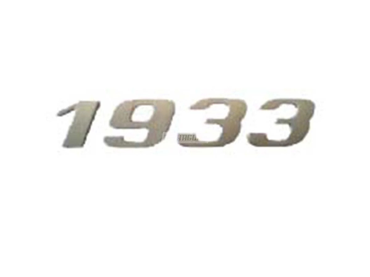 EMBLEMA ''1933'' CROMADO MB 1933 (3818176115)