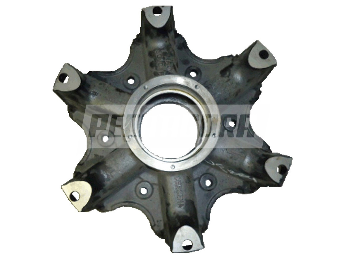 CUBO RAIADO ARO 22 GUERRA MODERNO ROLAMENTOS IGUAIS 32218 6 RAIOS FURO 195MM ALT