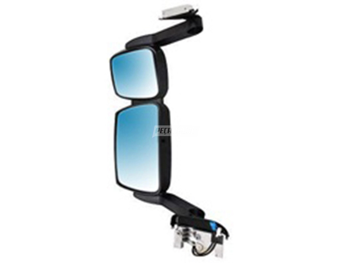 ESPELHO RETROVISOR DUPLO MANUAL COM DESEMBACADOR 24V LE PARA IVECO TECTOR 150E28