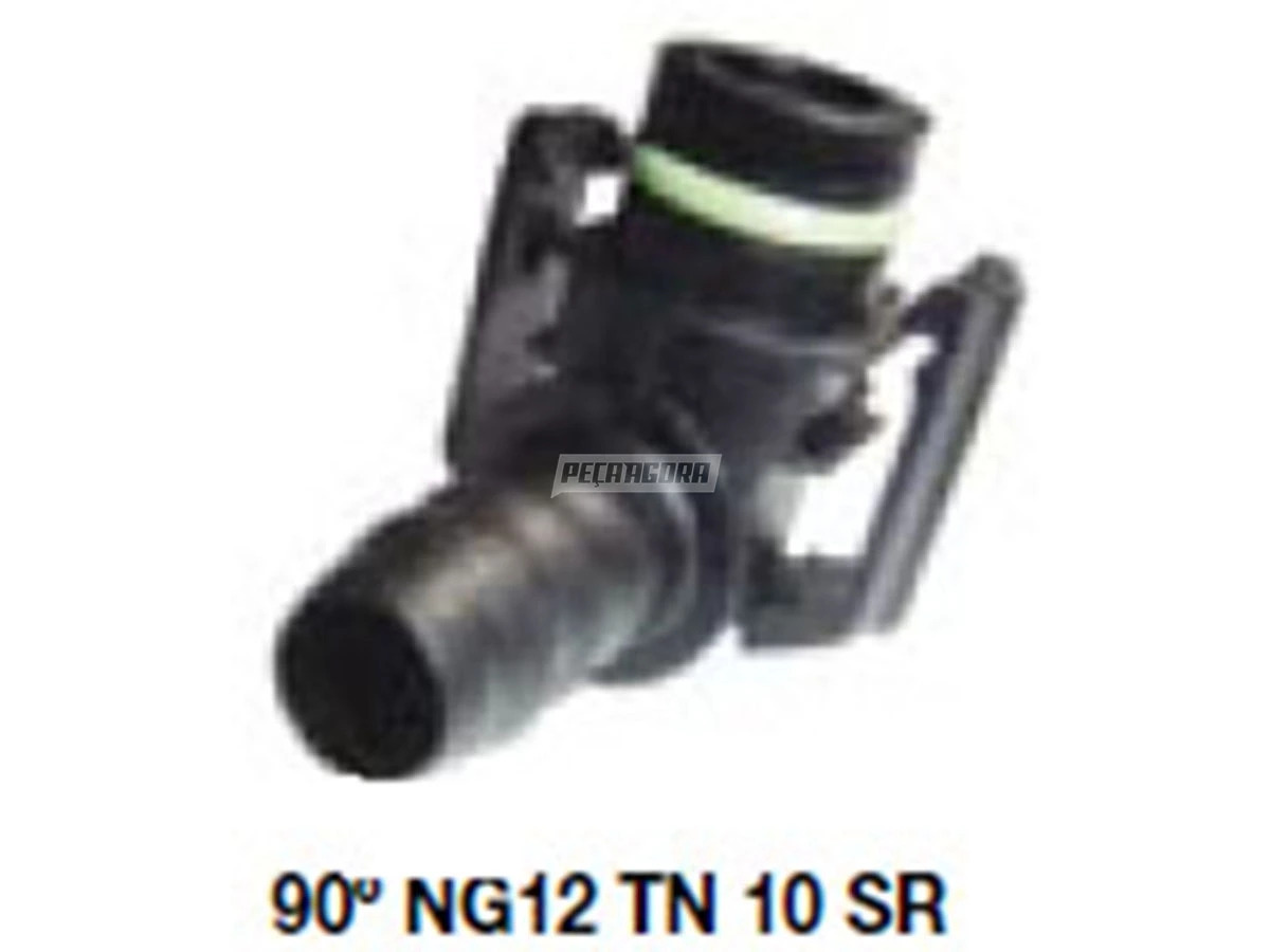 CONEXAO TUBULACAO COMBUSTIVEL 90 GRAUS VW 8150OD 8120OD NG12 TN 10 SR (2R0201149