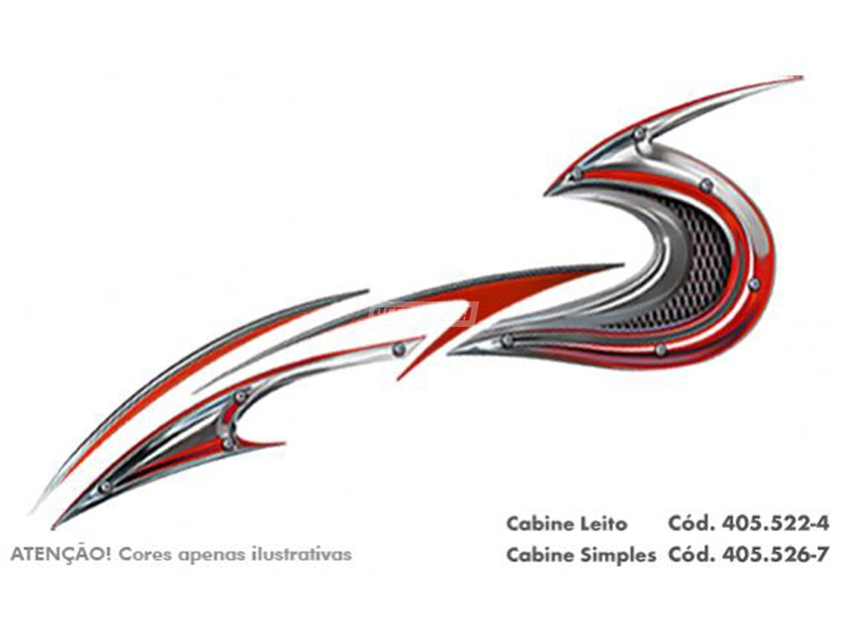 LEITO VERMELHO VW CONSTELLATION LEITO VERMELHO (405522-4)