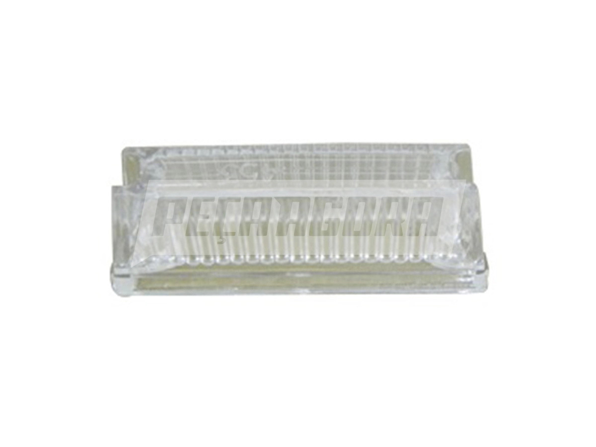 LENTE LANTERNA LATERAL CRISTAL FURGAO BAÚ RETANGULAR (PL0453)