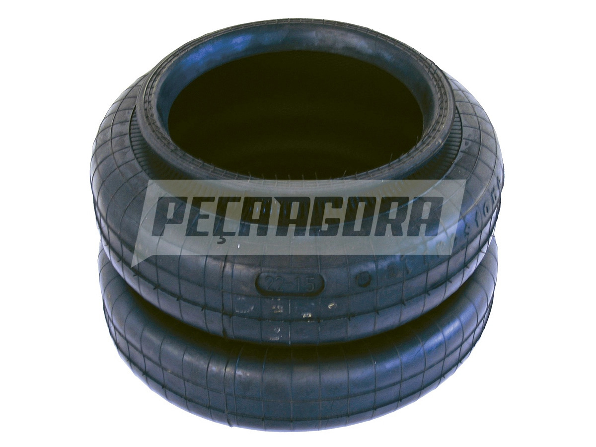 FOLE PNEUMATICO 22X1.5 ALTURA MINIMA 90MM ALTURA MAXIMA 274MM DIÂMETRO 348MM (0