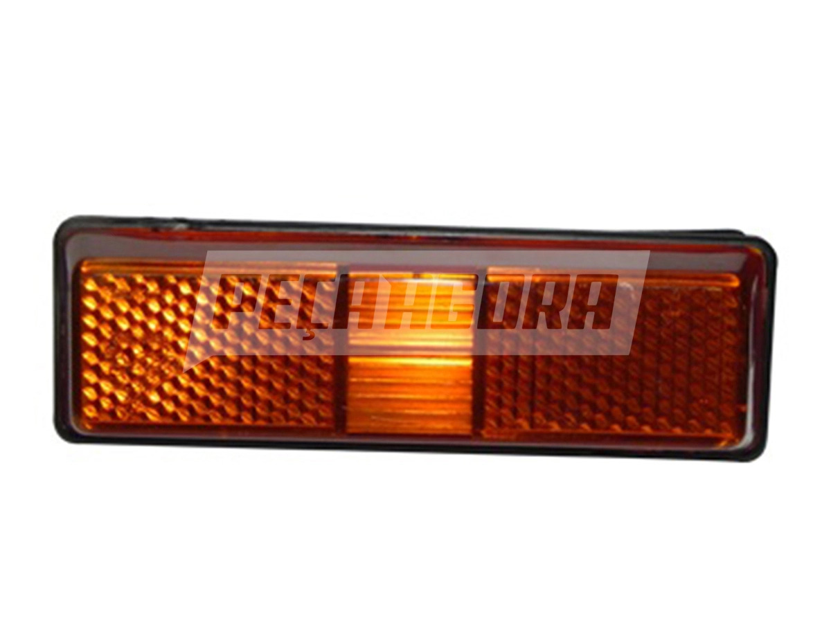 LANTERNA LATERAL PARALAMA AMARELA SEM SOQUETE FORD CARGO F11000 F1000 F4000 ATE 
