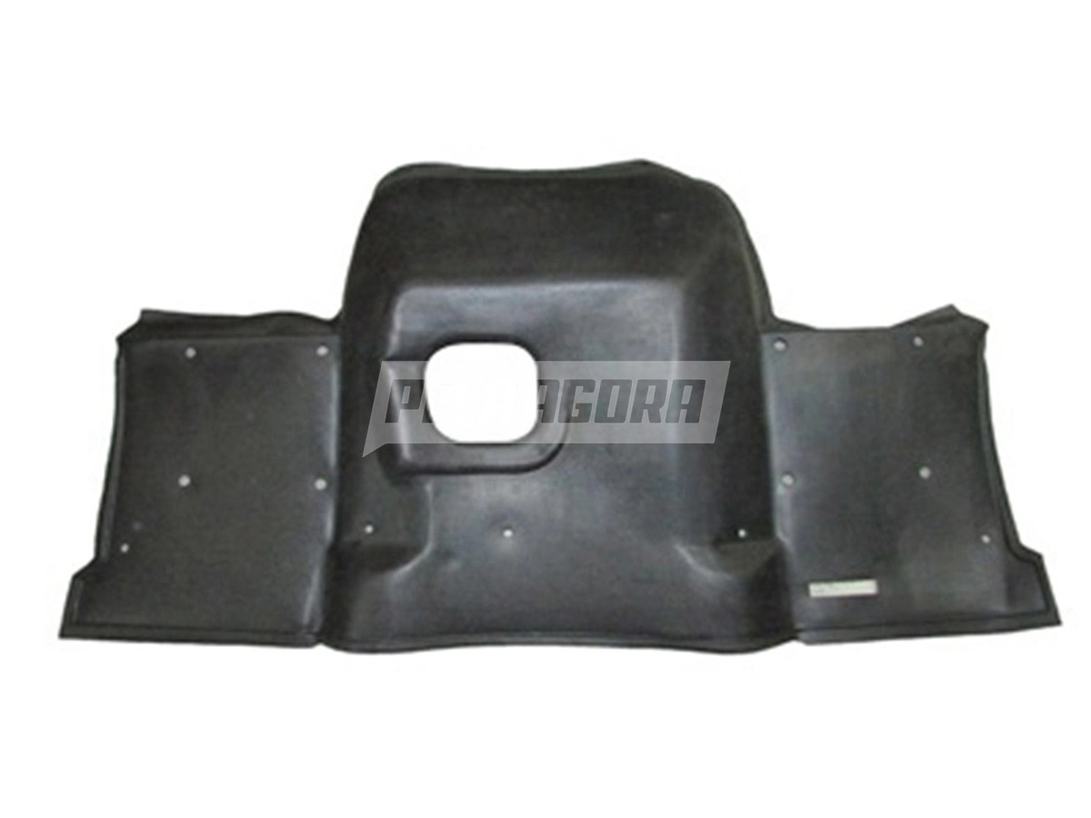TAPETE BORRACHA ESPUMADO TRASEIRO PRETO VW 7.110 8.150 9.150 8.150 VOLKSWAGEN DE