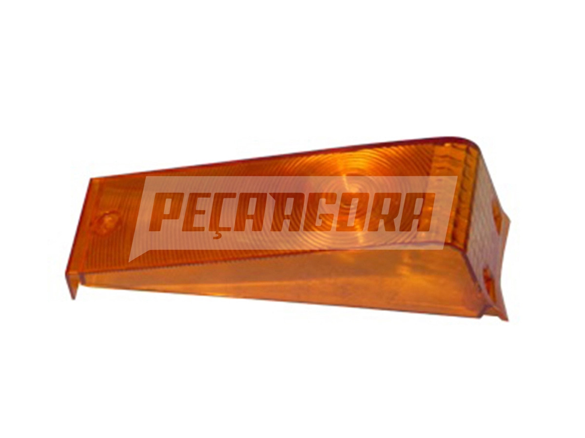 LENTE LANTERNA DIANTEIRA ACRILICA ÂMBAR LE ESQUERDO FORD F1000 F4000 72 A 92 (B