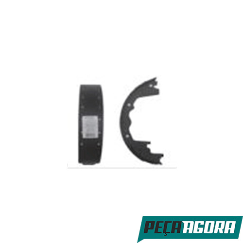 SAPATA DE FREIO TRASEIRA SECUNDARIA ESQUERDA GM CHEVROLET A/C/D-20 93/... PARA L