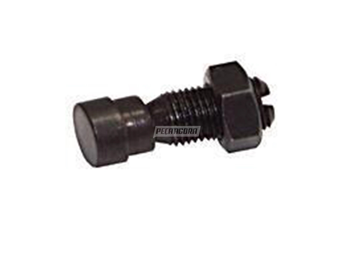PARAFUSO REGULAGEM VALVULA MB OM355 TEMPERADO COM PORCA CABECA MOVEL (3260500220