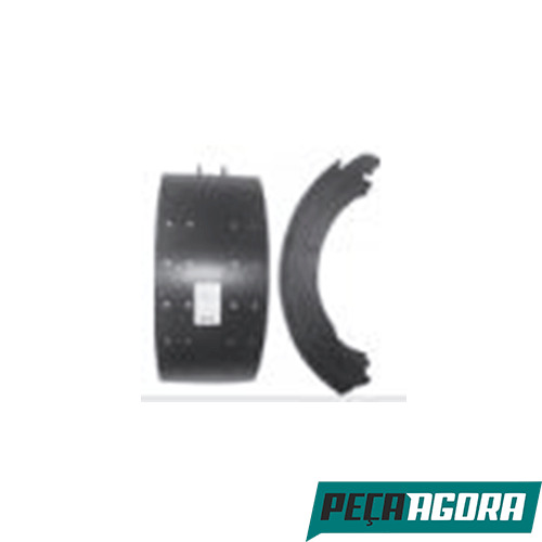 SAPATA DE FREIO A AR 7'' T.R.-14FUROS BENDIX PARA LONA FRAS-LE: 4515-G (2259117a