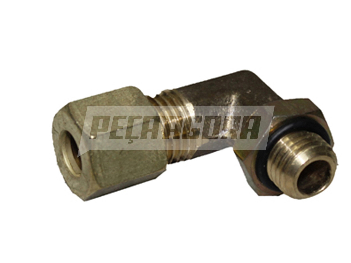 COTOVELO MACHO M12X1,5 X 8MM TUBO DIVERSAS (1267)