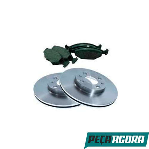 KIT DISCO E PASTILHA DE FREIO DIANTEIRO GM CHEVROLET CELTA CLASSIC CORSA PRISMA 