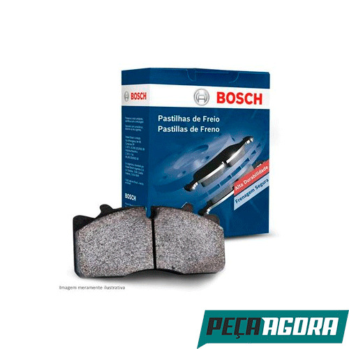 PAR PASTILHA DE FREIO DIANTEIRA BOSCH GM CHEVROLET AGILE CELTA CLASSIC CORSA MON