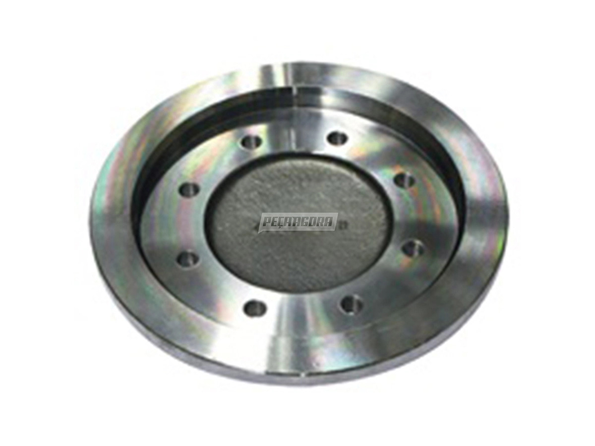 FLANGE PINO REI QUINTA RODA JOST 2 POLEGADAS COM 8 FUROS MESA 8MM (260000082-PR0
