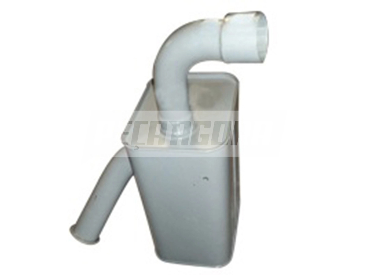 SILENCIOSO ESCAPAMENTO SISTEMA ORIGINAL 4'' ABAIXO CHASSI 1B MB 2423B 6X4 2428 6