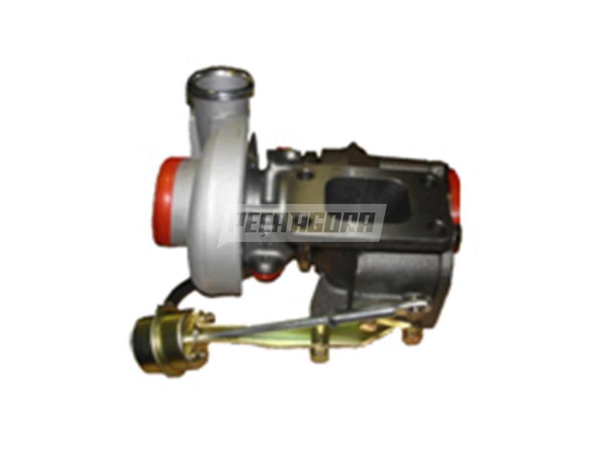 TURBO COMPRESSOR TURBINA HX30W COM VALVULA MOTOR CUMMINS 3.9L SERIE B FORD CARGO