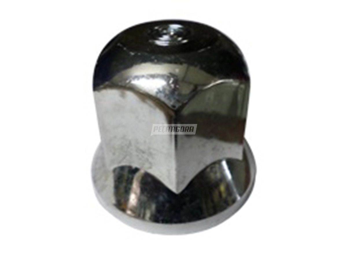 TAMPA CROMADA PORCA DE RODA CHAVE 30MM MB VW FORD 

 (V0130)