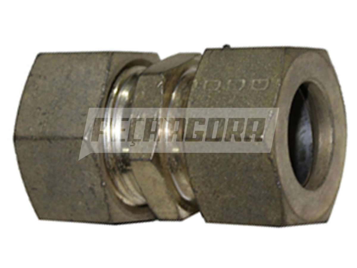 UNIAO COM PORCA E ANILHA 22MM APLICACAO GERAL (UNPRCAN-1203)