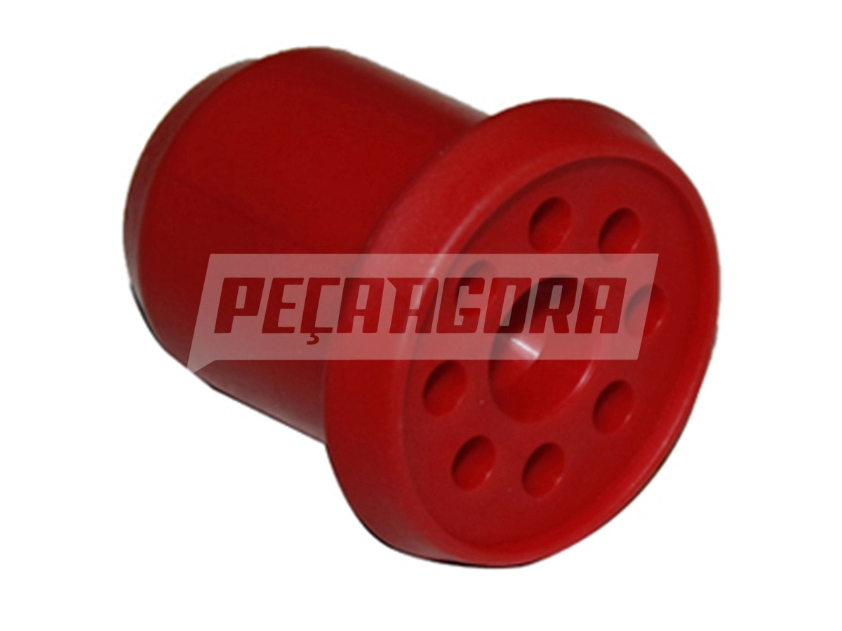 PUXADOR VERMELHO PUSH-PULL SEM PARAFUSO DE FIXACAO (031902)
