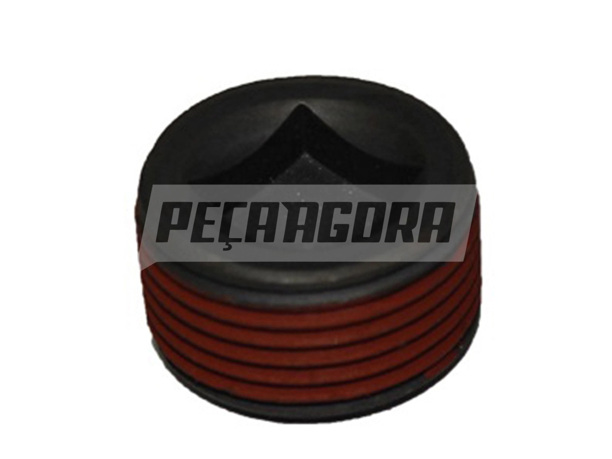 BUJAO ROSCADO BLOCO MEDIDA 3/4 FORD CARGO 815E 1317E 1517E 1717E 1722E 2422E 242