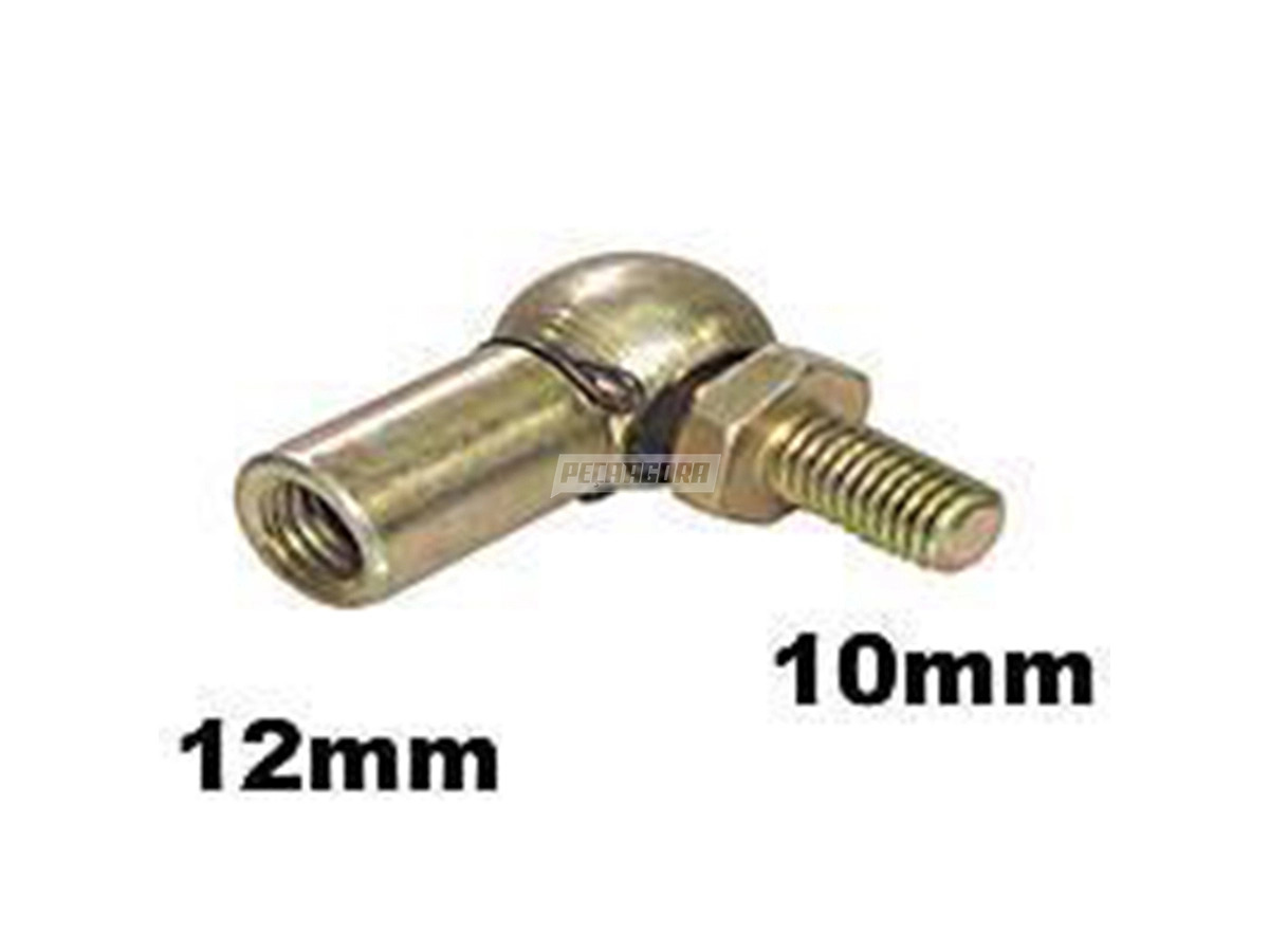 TERMINAL EMBREAGEM B16 ROSCA EXTERNO 12MM INTERNO MB OM352 10MM  (071805016304)