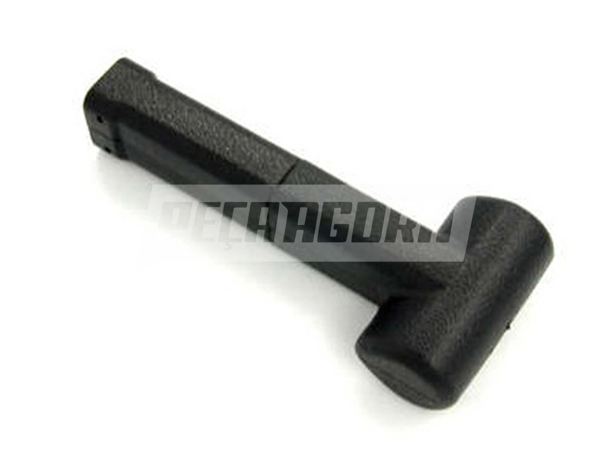 PUNHO ALAVANCA VALVULA FREIO MAO ''T'' PRETO MB OF1618 1620 1621 OH1421 1625 163