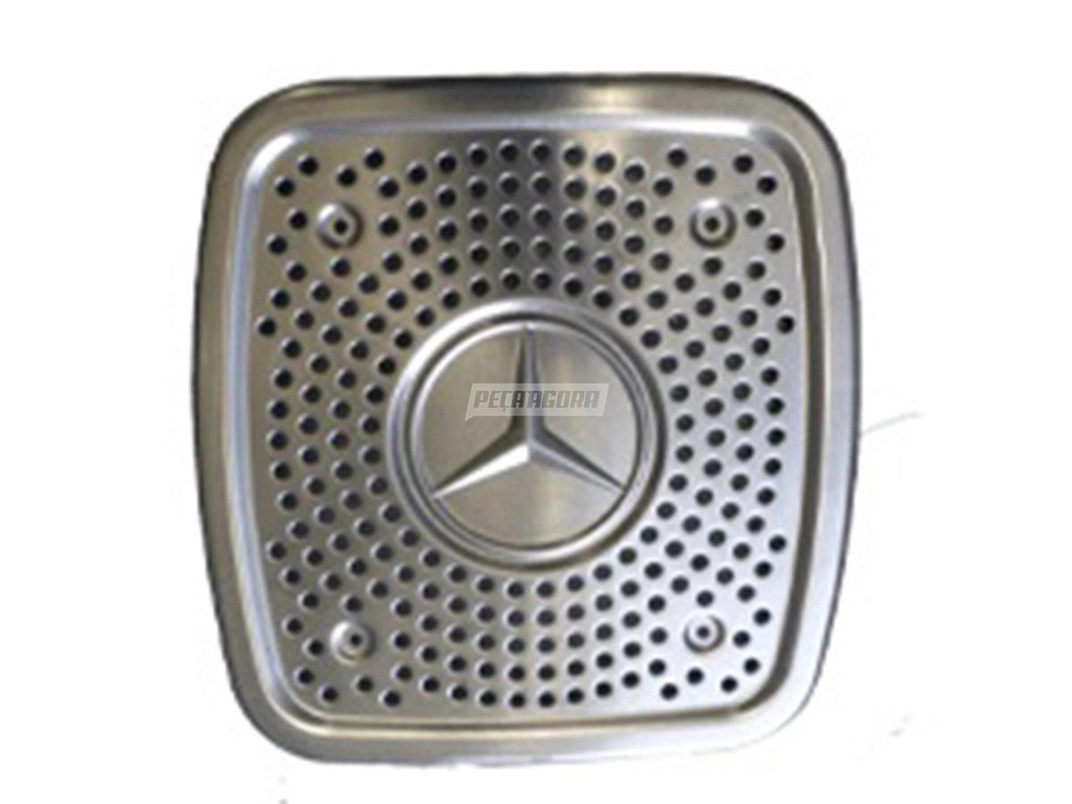 PROTETOR SILENCIOSO ESCAPAMENTO MB AXOR 1933 2533 2625 2628 2825 2826 2831 (9404