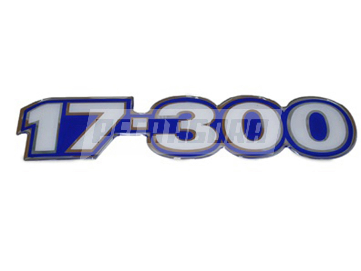 EMBLEMA COLANTE LATERAL 17300 SERIE AZUL VW 17300 (2VT853687A)