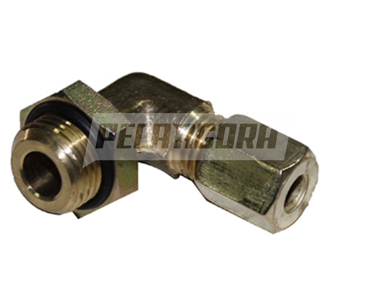 COTOVELO MACHO M16X1,5 X 6MM TUBO DIVERSAS (1264)