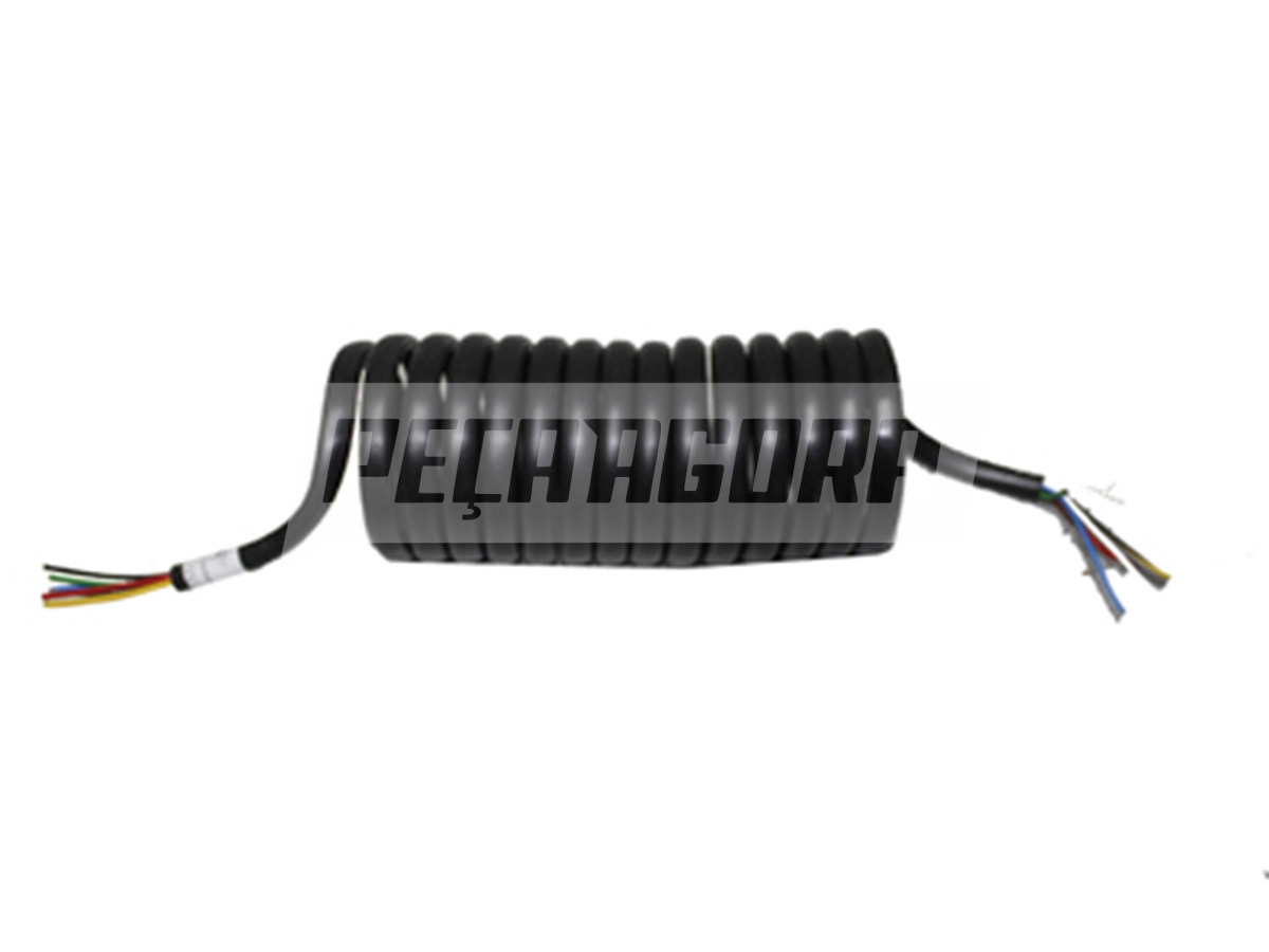 CHICOTE ELETRICO 4500MM COM 7 FIOS DE 1MM COR PRETO SEM TRAMA (3865407227,)