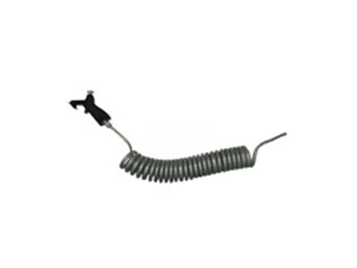 MANGUEIRA LIMPEZA CABINE PRATA COM REVOLVER COR PRATA SEM TRAMA (VC1851)