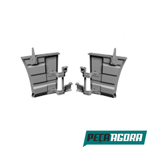 KIT SEGURANCA ESCADA COMPLETO 3 DEGRAUS VOLKSWAGEN 19320 25320 19370 25370 (2T28