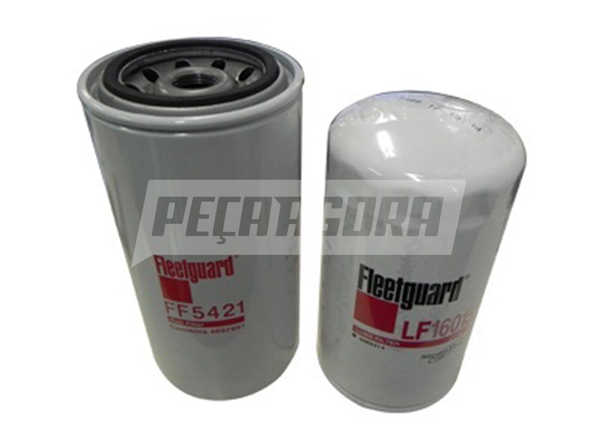 KIT FILTROS OLEO MOTOR CUMMINS ISB KIT COMPOSTO = LF16015 + FF5421 (2R0198567A)