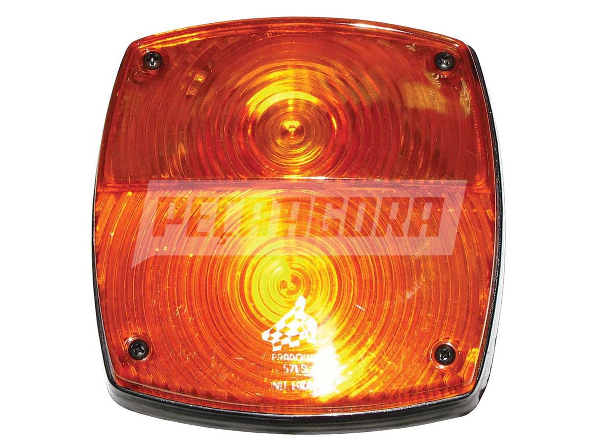 LANTERNA TRASEIRA AMARELA CARRETAS TODAS MARCAS ANTIGAS (570AM-PL05702105)